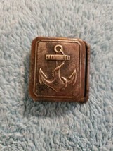 WW2 WWII Japanese Navy Anchor Belt Buckle Military Japan Antique Vintage - £55.14 GBP