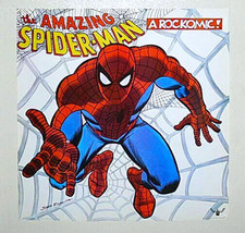 Original NEVER FOLDED 1972 Amazing Spider-man Buddah Records Marvel Comic POSTER - £156.44 GBP