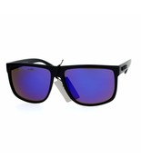 Kush Gafas de Sol Cuadradas Hombre Clásico Negro Sombras Lente Espejo UV... - £8.68 GBP