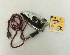 VTG durabilt travel iron model 195 AC DC small folding clothes iron sold... - $365.13 MXN