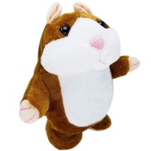 Brown Talking Hamster Mouse Toy - Repeats What You Say And Can Walk - Electronic - £15.62 GBP