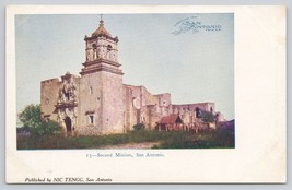 Postcard Second Mission San Antonio Texas Nic Tengg Publisher - £3.55 GBP