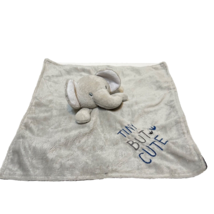 Baby Starters Plush Gray Elephant Tiny But Cute Security Lovey Blanket - $10.87