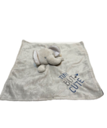 Baby Starters Plush Gray Elephant Tiny But Cute Security Lovey Blanket - £8.55 GBP