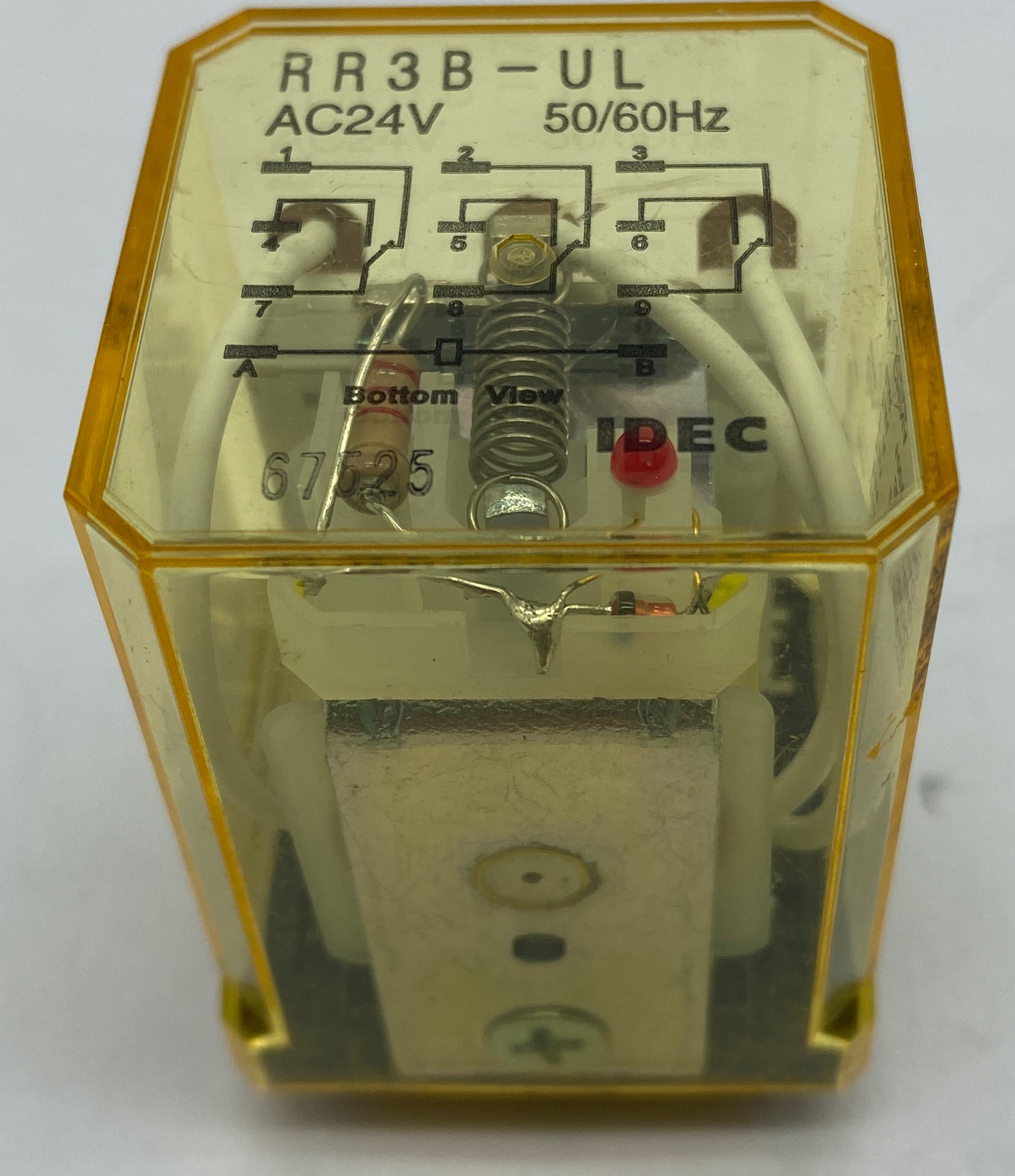 Idec RR3B-UL AC24V Relay 24VAC Coil 7.5-10Amp  - $10.25