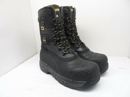DAKOTA Men&#39;s Traction On Demand Comp Toe Comp Plate Winter Boots 8912 Black 12M - £90.78 GBP