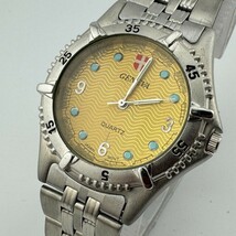 Vintage Geneva Analog Quartz Watch Men Silver Rotating Bezel ~ For Parts... - $18.99