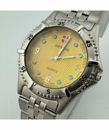 Vintage Geneva Analog Quartz Watch Men Silver Rotating Bezel ~ For Parts... - €16,31 EUR Vintage Geneva Analog Quartz Watch Men Silver Rotating Bezel ~ For Parts... - €16,31 EUR