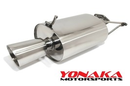 Yonaka 06-08 Eclipse Stainless Steel 2.5&quot; Performance Muffler Axleback V... - £185.61 GBP
