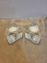 2 Shannon Crystal Designs Of Ireland Votive Tea Light Candle Holders - £8.15 GBP