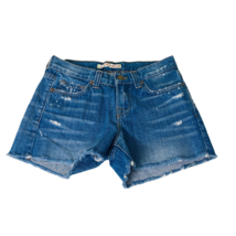 J Brand Cut Off Distressed Shorts Libra Blue Women&#39;s Size 24 - $13.98
