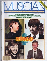 ORIGINAL Vintage February 1982 Musician Player &amp; Listener Magazine Ringo Starr - £27.68 GBP