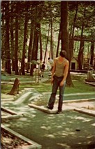 Elysburg Pennsylvania Knobels Grove Amusement Resort Miniature Golf Postcard Z12 - £5.19 GBP