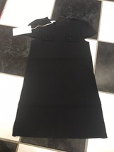 NWT 100% AUTH Gucci Girl&#39;s Black Horsebit-Accented Shift Dress Sz 8  - £138.67 GBP