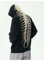 Skull Hooded Harajuku Sweatshirts Exquisite Centipede Motif Fashion Enthusiasts - £28.65 GBP