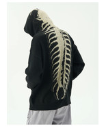Skull Hooded Harajuku Sweatshirts Exquisite Centipede Motif Fashion Enth... - £28.65 GBP