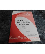 Do you Know the Way to San Jose by Hawley Ades TTBB - €2,56 EUR
