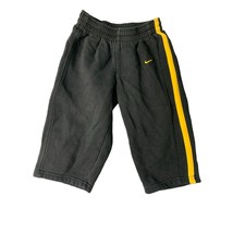 Nike Sweatpants Boys Infant Baby Size 18 months Black Yellow Stripe Jogg... - $14.84