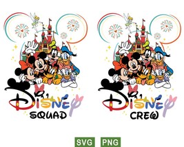 Design Squad Svg Png, Mickey Squad Svg, Mickey Crew Svg, Magical Kingdom... - £2.19 GBP