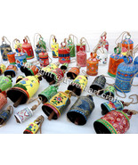 Lot of 50 pcs Vintage Metal Decorative  Cow Bells Hand Painted Assorted ... - £1,362.36 GBP