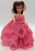 Vintage Skipper Clone Doll with Pink Lace Dress - £11.96 GBP