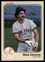 1983 Fleer - #376 Rick Cerone New York Yankees Baseball Card - $1.29