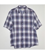 MEN&#39;S SHIRT ~ XLT / EXTRA LARGE TALL ~ VGC ~ FADED GLORY ~ BLUE / ORANGE... - $24.40 CAD