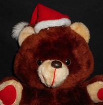 VINTAGE MTY CHRISTMAS ELECTRONIC MUSICAL TEDDY BEAR STUFFED ANIMAL PLUSH... - $65.55