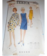 Vintage 1960s Butterick Size 14 3965 dress bust 34 cut pattern - $7.99