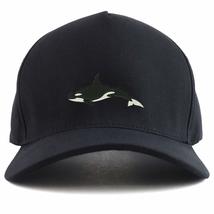 Trendy Apparel Shop Orca Killer Whale Embroidered Oversized 5 Panel XXL Baseball - £14.93 GBP