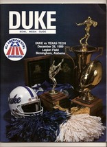 1989 All American Bowl Duke Media Guide - $53.11