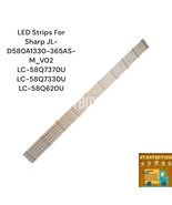 LED Strips For Sharp JL-D580A1330-365AS-M_V02 LC-58Q7370U LC-58Q7330U LC... - $587.54 MXN