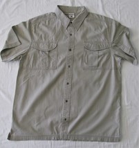 Columbia Men&#39;s Short Sleeve Cotton Shirt Size Large - £13.55 GBP