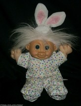 Vintage Russ Berrie Troll Kids Kidz Bunny Rabbit Easter Stuffed Animal Toy Plush - £18.76 GBP