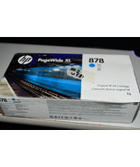 HP 878 INK CARTRIDGE CYAN 1 LITER 312Z2A SEALED EXP DEC 2025 RARE #2 W5B1 - $228.40 CAD