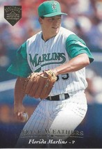 1995 Upper Deck Electric Diamond Gold Dave Weathers 118 Marlins - £1.56 GBP