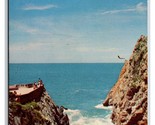 Cliff Divers La Quebrada Acapulco Mexico UNP Chrome Postcard Q25 - $2.92