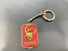Vintage Souvenir Keyring SEOUL 1394-1994 Keychain SOUTH KOREA Ancien Porte-Clés - £7.25 GBP