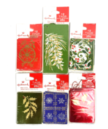 Vintage Christmas Gift Tags 6 Package Lot 60 Cards Tie On String Cord Ha... - €18,39 EUR