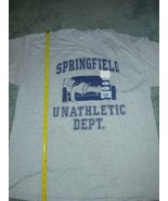 Simpsons Unathletic Department Homer Simpson Shirt XL New Homer Simpson ... - €52,49 EUR