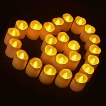 Novelty Place Battery Operated Flickering Flameless LED Votive Candles 1.6 Inch - £9.32 GBP+