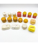 McDonald&#39;s Happy Meal 1987-88 Food Changeables Lot Of 17 Vintage - £58.63 GBP