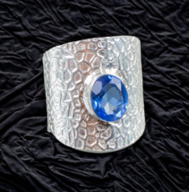 Tanzanite Gemstone 925 Sterling Silver Ring Handmade Jewelry Ring - £9.55 GBP