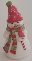 Hallmark Keepsake A Happy Little Snowman Ornament Cardinal Glittery 2005 - £9.97 GBP