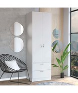 Vico 76&quot; Armoire Wardrobe Closet with Drawers &amp; Shelf - $6,662.57 MXN