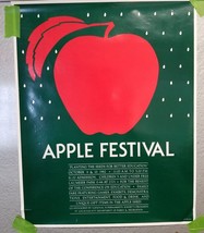 Poster St. Louis 1982 Apple Festival National Supermarket Eckert&#39;s Orchards - $18.95