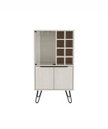 Bar Cabinet Gassville, Living Room, White Washed Oak - £216.82 GBP