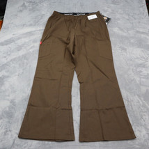 Dickies Pants Womens LP Brown Scrubs Cargo Pockets Medical Uniform Bottoms@ - $19.68