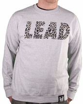 Leaders 1354 Chicago Salvaje Cosas Gris Cuello Redondo Manga Larga Sudad... - $668.81 MXN