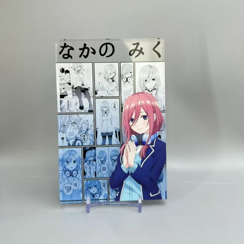 Nakano Miku Acrylic Brick The Quintessential Quintuplets Peripherals Bed... - $18.14